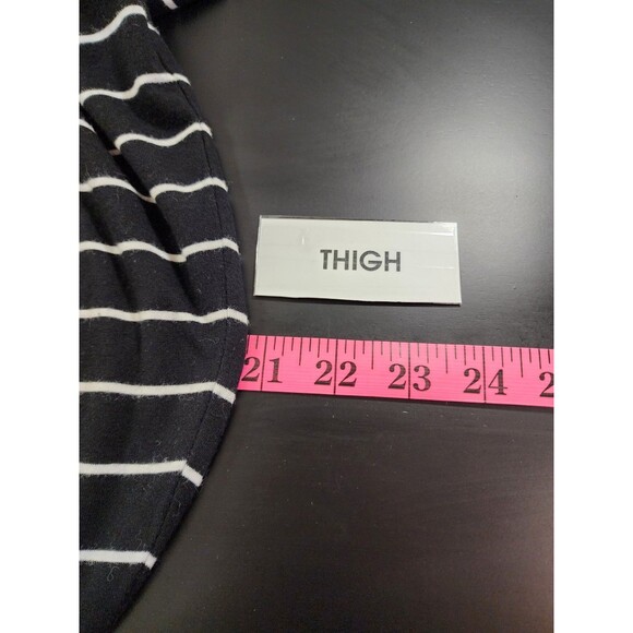 Old Navy Womens Black Medium Maxi Skirt Classic Striped High Waist Stretchy Fall - Picture 16 of 16